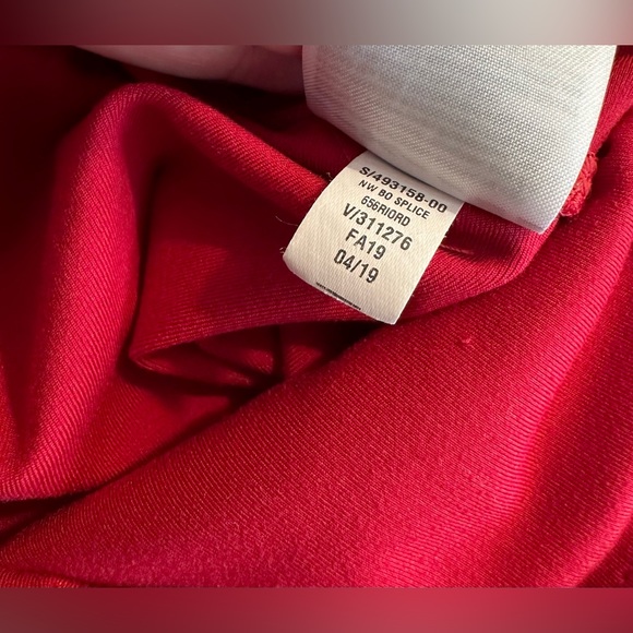 GAPFit Blackout Technology Leggings Pa Ts Colorblock Red Pink Purple Compression - Picture 11 of 11